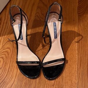 Stuart Weitzman Glossy Black Heels